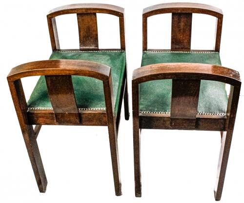 PAREJA DE BANQUETAS DE MEDIADOS DEL S.XX