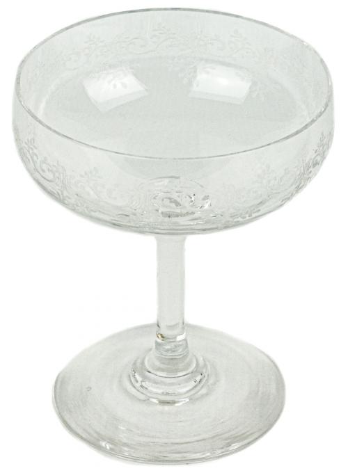 CONJUNTO DE SEIS COPAS DE CHAMPÁN DE MEDIADOS S.XX