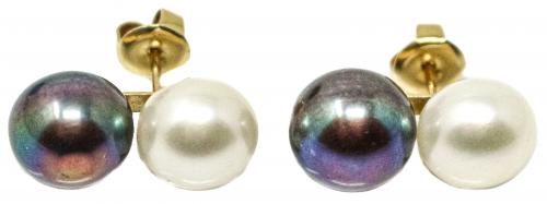 PENDIENTES TU Y YO CON PERLAS
