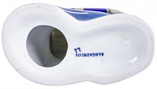 DOS PIEZAS EN PORCELANA SARGADELOS DEL ÚLTIMO CUARTO S.XX