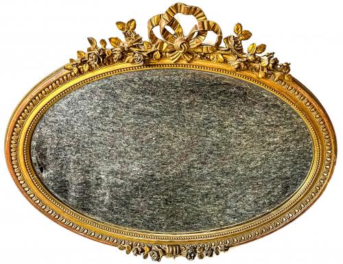 ESPEJO DE PARED OVALADO DEL PRIMER TERCIO DEL S.XX