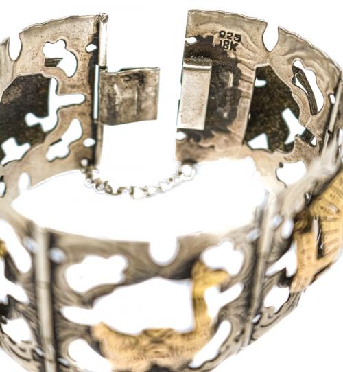 GRAN PULSERA PERUANA DE PLATA