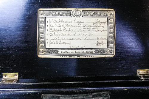 CAJA DE MÚSICA SUIZA DEL S.XIX