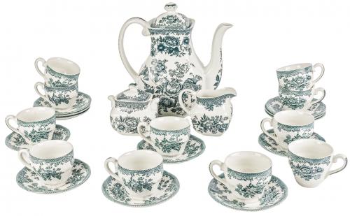 JUEGO DE CAFÉ DE LA MANUFACTURA ENOCH WEDGWOOD