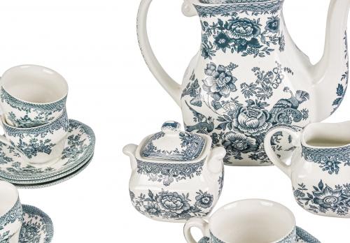 JUEGO DE CAFÉ DE LA MANUFACTURA ENOCH WEDGWOOD