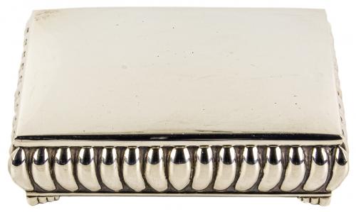CAJA CIGARRERA DE PLATA DE LOS AÑOS 70