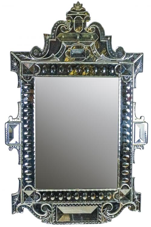 ESPEJO DE PARED VENECIANO DE MEDIADOS DE SIGLO XX