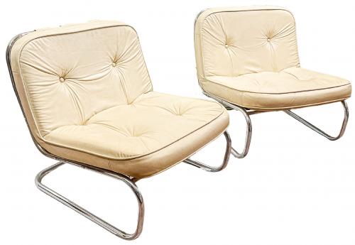 PAREJA DE SILLAS DE DISEÑO DE LOS AÑOS 70