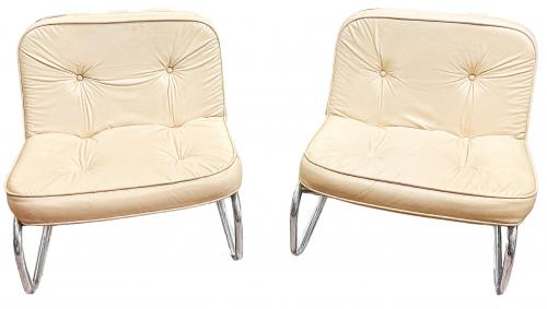 PAREJA DE SILLAS DE DISEÑO DE LOS AÑOS 70