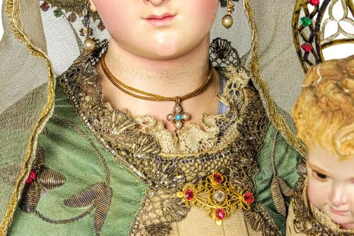 VIRGEN CON NIÑO DEL SIGLO XIX