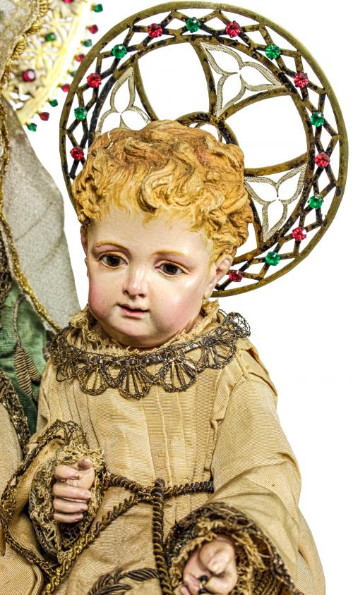 VIRGEN CON NIÑO DEL SIGLO XIX