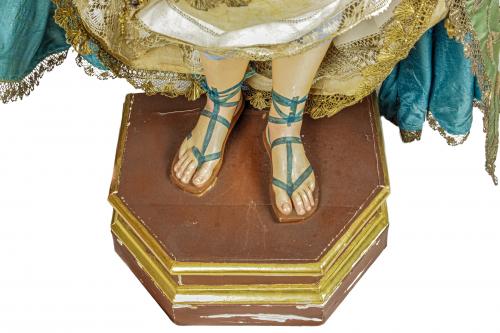 VIRGEN CON NIÑO DEL SIGLO XIX