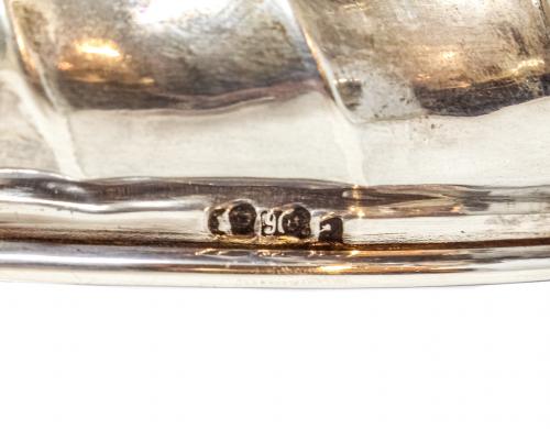 CENTRO DE PLATA Y CRISTAL DE PRINCIPIOS DE SIGLO XX