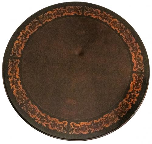 MESA DE COMEDOR CIRCULAR DEL ÚLTIMO CUARTO DE S. XIX