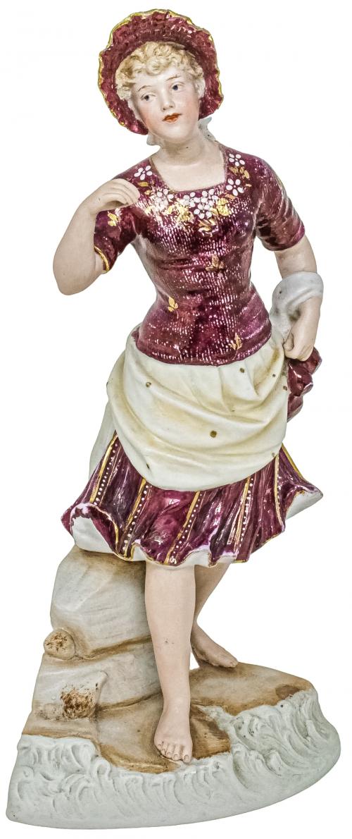 FIGURA DE BISCUIT FRANCÉS DE LA PRIMERA MITAD DE SIGLO XX