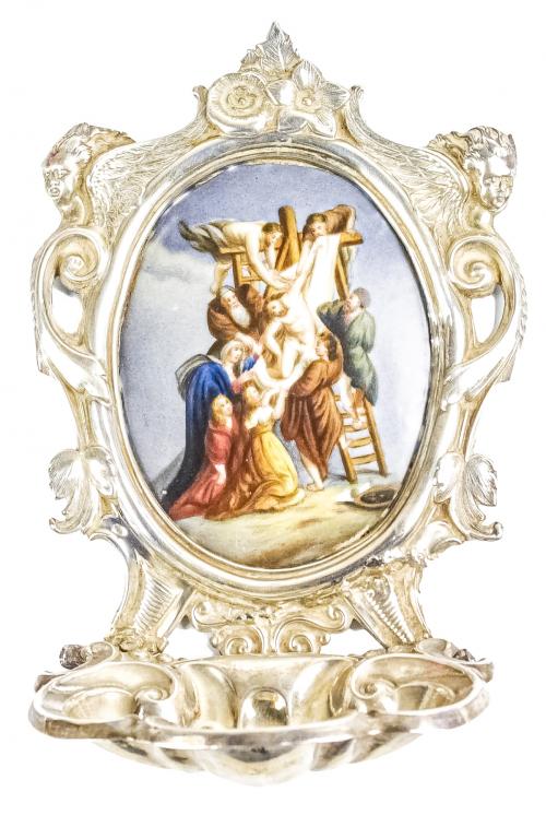 BENDITERA DE PLATA DE PRINCIPIOS  DE SIGLO XX
