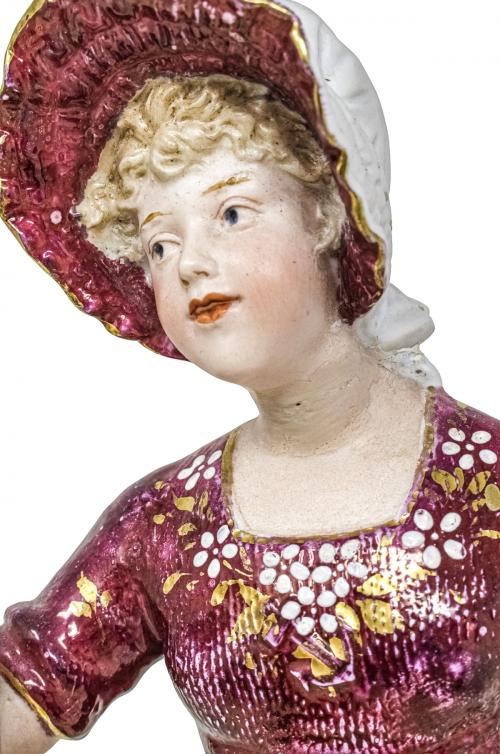 FIGURA DE BISCUIT FRANCÉS DE LA PRIMERA MITAD DE SIGLO XX