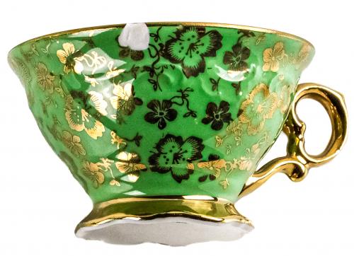 JUEGO DE TÉ DE PORCELANA ALEMANA DE MEDIADOS DE S. XX