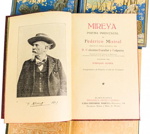 CUATRO LIBROS DE LA BIBLIOTECA  "ARTES Y LETRAS"