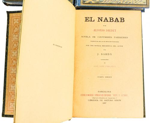 CUATRO LIBROS DE LA BIBLIOTECA  "ARTES Y LETRAS"