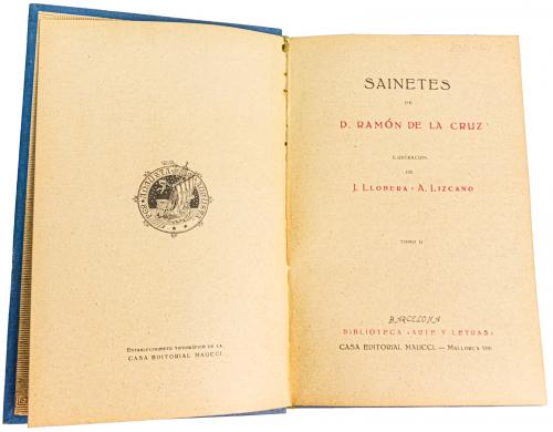 CUATRO LIBROS DE LA BIBLIOTECA  "ARTES Y LETRAS"