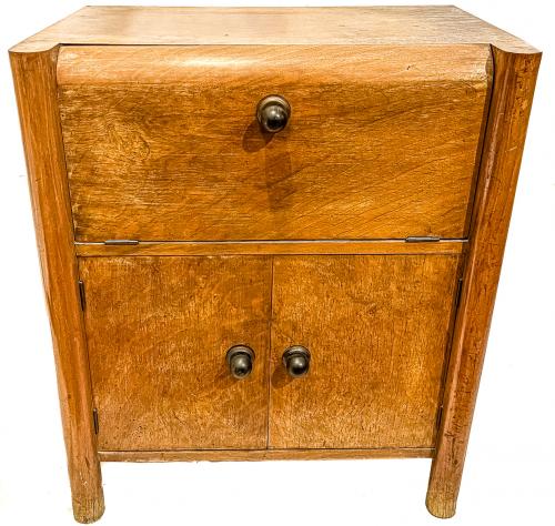 PEQUEÑO MUEBLE TOCADISCOS ART DECÓ, AÑOS 30