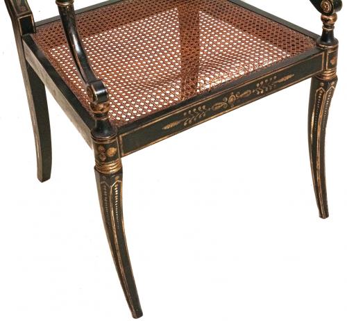 CUATRO SILLAS ESTILO REGENCY DE MEDIADOS DEL S.XX