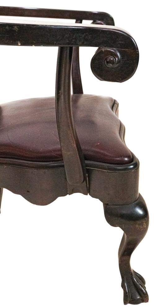 PAREJA DE SILLAS INGLESAS "CHIPPENDALE" S. XIX