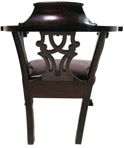 PAREJA DE SILLAS INGLESAS "CHIPPENDALE" S. XIX
