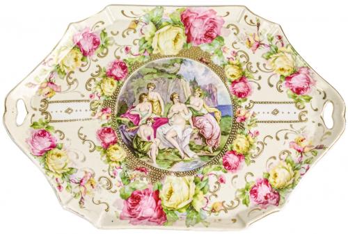 BANDEJA DE PORCELANA AUSTRÍACA