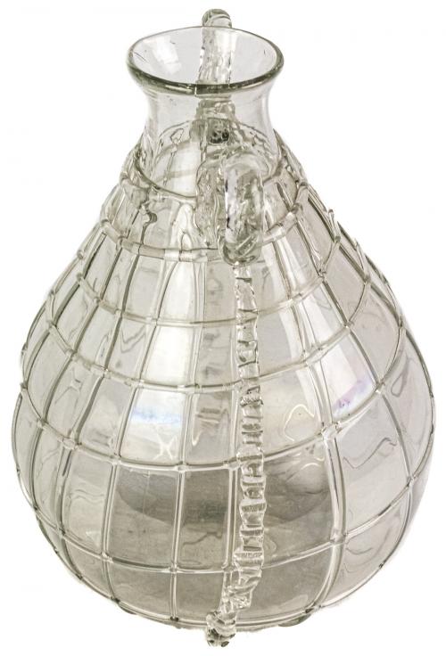 JARRÓN EN CRISTAL SOPLADO DE LA PRIMERA MITAD DE SIGLO XX
