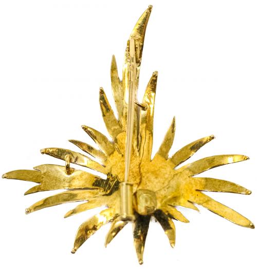 BROCHE PALMA DE LOS AÑOS 60