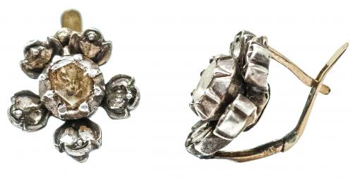 ADEREZO CON DIAMANTES DEL S.XIX