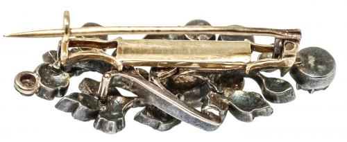 ADEREZO CON DIAMANTES DEL S.XIX