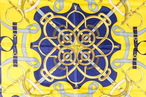 PAÑUELO "HERMES" EN SEDA