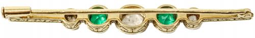 BROCHE ALFILER CON DIAMANTES DE PPS. DEL S.XX