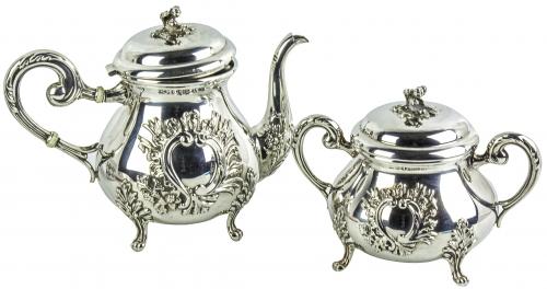 TETERA Y AZUCARERA EN PLATA DE MEDIADOS DEL S.XX