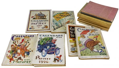 18 LIBROS CALENDARIO DEL "PATUFET"