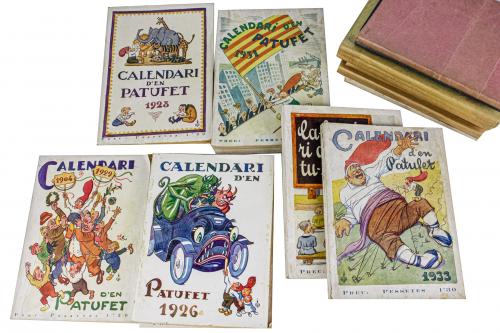 18 LIBROS CALENDARIO DEL "PATUFET"