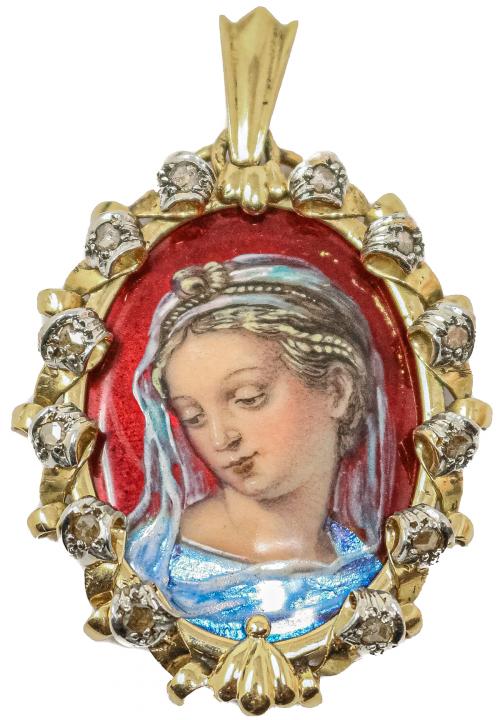 MEDALLA DEVOCIONARIO DE LOS AÑOS 40