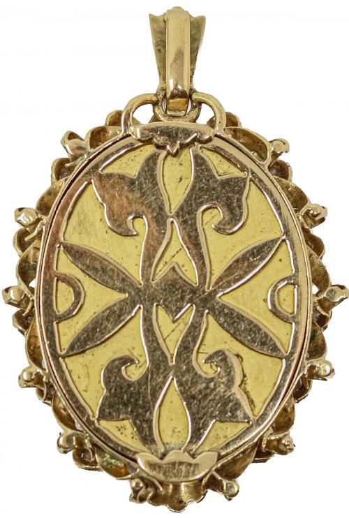 MEDALLA DEVOCIONARIO DE LOS AÑOS 40