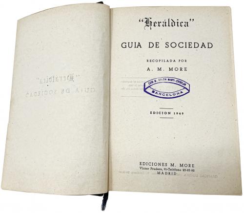 "HERÁLDICA. GUÍA DE SOCIEDAD"