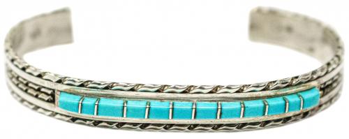 PULSERA DE PLATA CON TURQUENITA