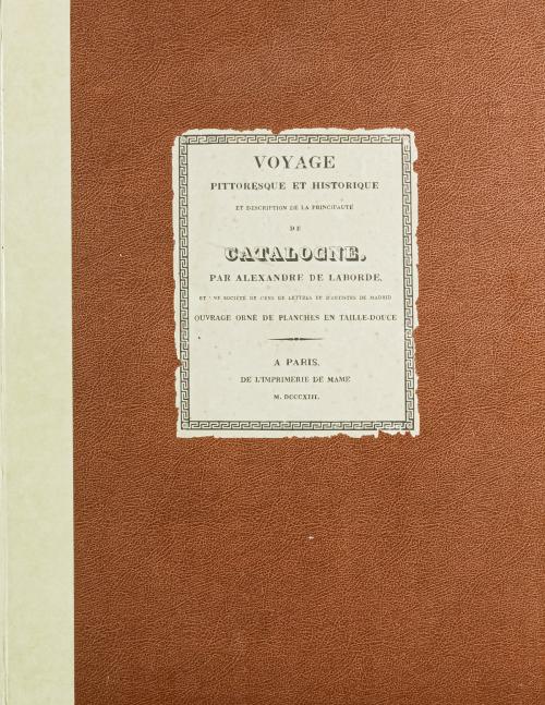 "VOYAGE PITTORESQUE ET HISTORIQUE"