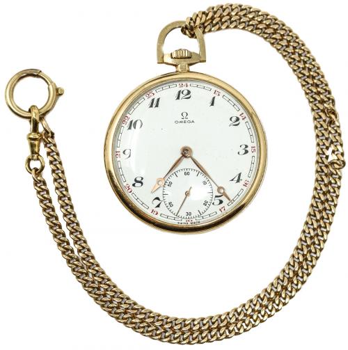 RELOJ DE BOLSILLO OMEGA AÑOS 30