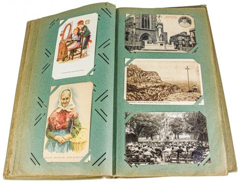 ALBUM DE POSTALES DE MEDIADOS DEL S.XX