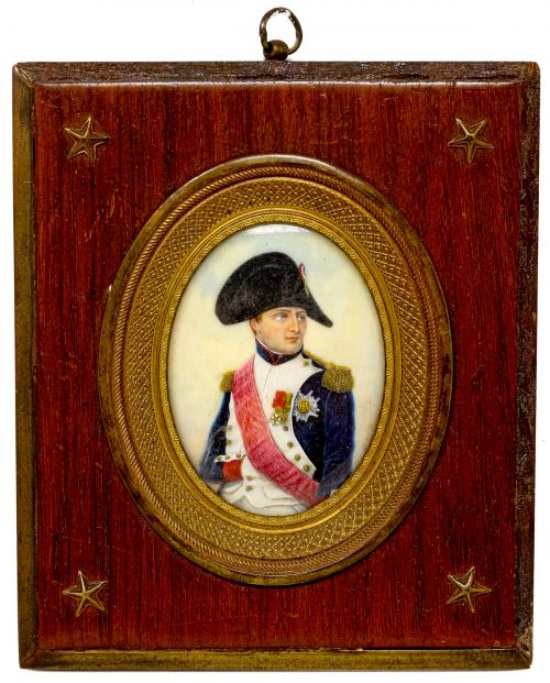 MINIATURA ENMARCADA DE LA PRIMERA MITAD DEL S.XIX