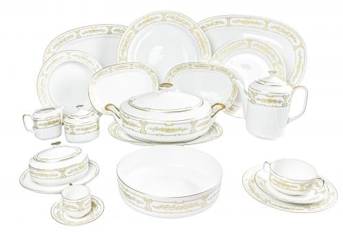 VAJILLA DE PORCELANA ALEMANA DEL ÚLTIMO CUARTO DEL S.XX
