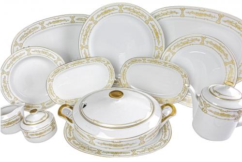 VAJILLA DE PORCELANA ALEMANA DEL ÚLTIMO CUARTO DEL S.XX