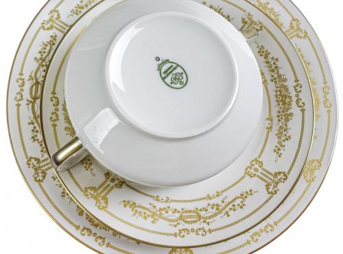 VAJILLA DE PORCELANA ALEMANA DEL ÚLTIMO CUARTO DEL S.XX